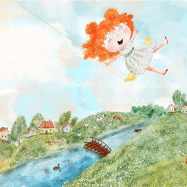 Разворот к книге  Романа Выходова "Марусино счастье" 