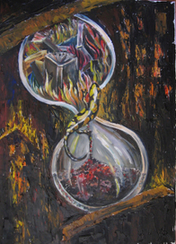 Иллюстрация к одноименному произведению Рея Брэдбери "451 градус по Фаренгейту"