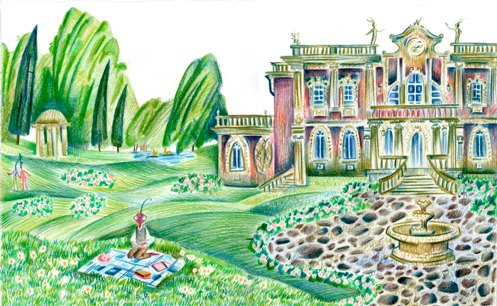 "приключения чиполлино". нахзац