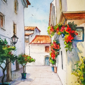 солнечная улочка Андалусии