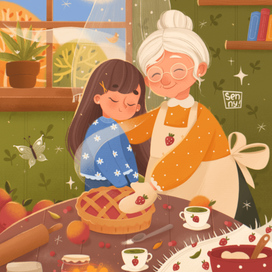 Дома у бабушки 🥧