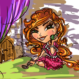 набросок Алиски 