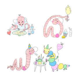 Жизнь червячка