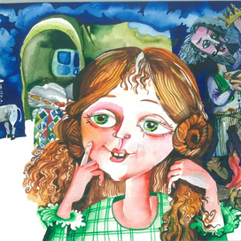 Надежда Белякова - автор и художник   -"ОДНАЖДЫ В ГОРОДЕ" . 