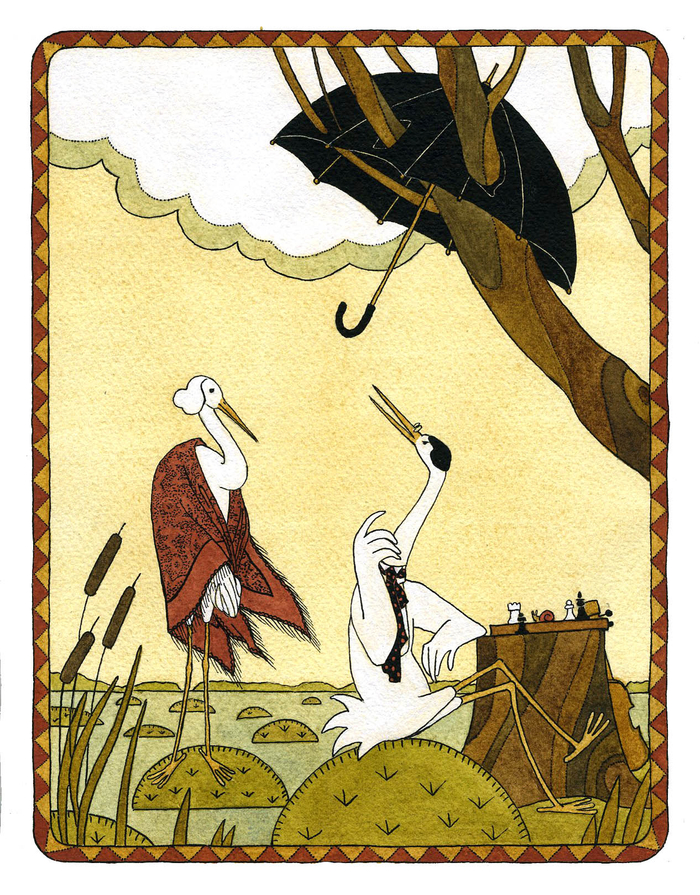 Журавль и цапля_3