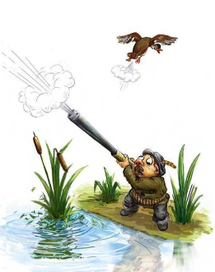 охотник (смайлик)