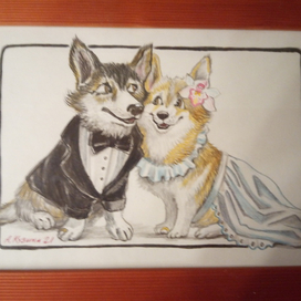 Рисунок на свадьбу