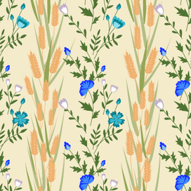 Цветы и колосья