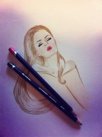 карандашно