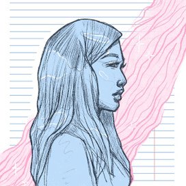 портрет девушки