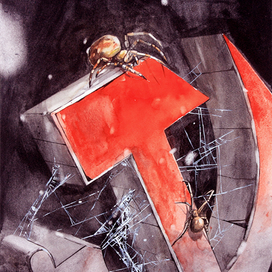 Паутиной обросло.