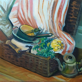 Натюрморт с бархоткой