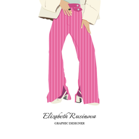 Fashion illustration trousers 