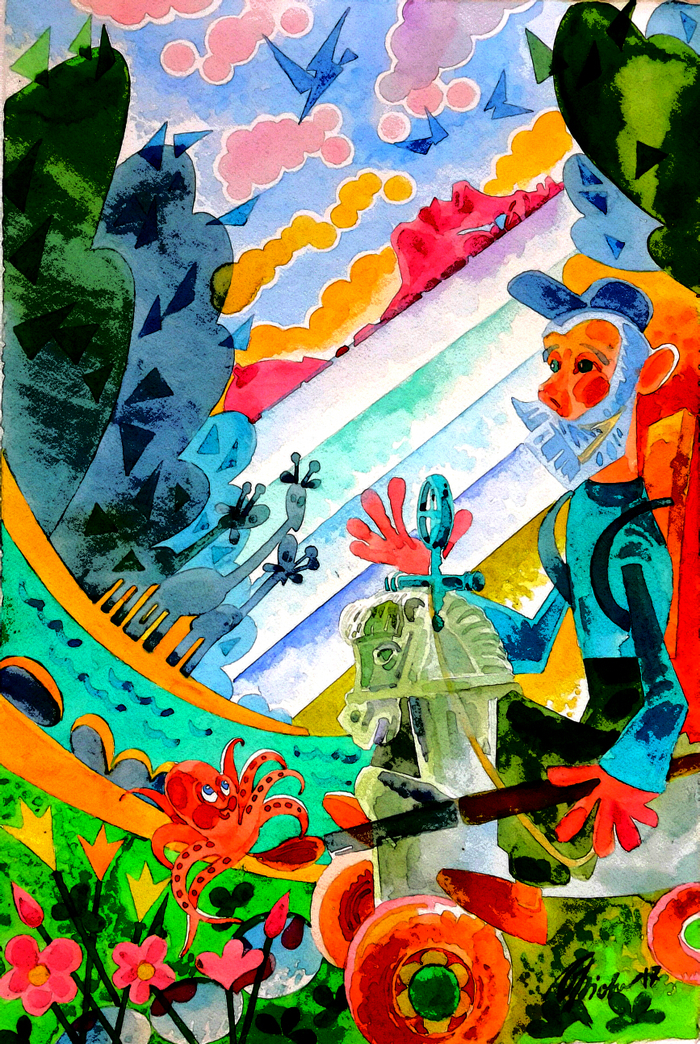 Пленэр в Триозерье.