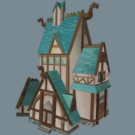 Дом в стиле Викингов 