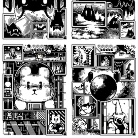 Pixel Art. Одностраничные зины.