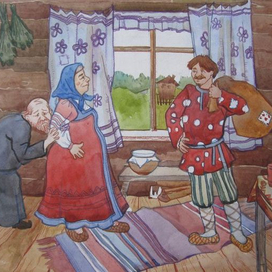 А.С.Пушкин"Сказка о попе и его работнике Балде".