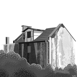 серый дом текстура