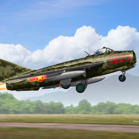 MiG-17F Vietnam (box art for AMMO by Mig Jimenez )