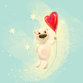 Медвежонок и сердце