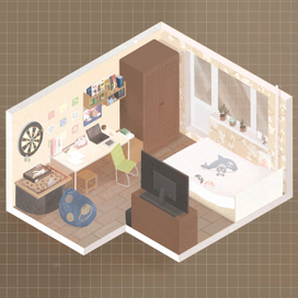 Изометрия комнаты