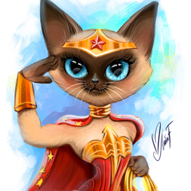 Кошка-супергерой