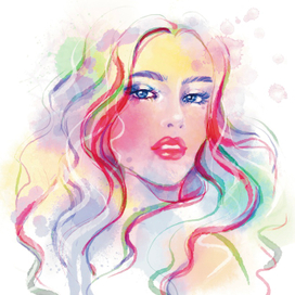 Акварельный портрет