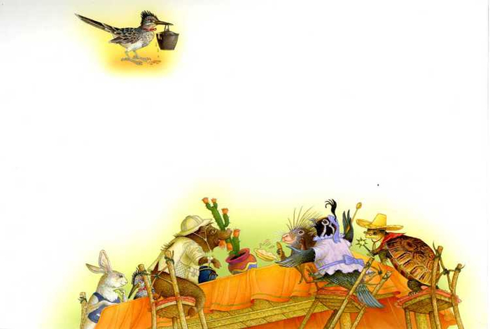 "Dinner" иллюстрация к рассказу в детском журнале "Focus on the Family"