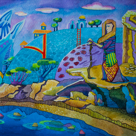 Иоанн на берегу Иордана