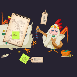 Персонаж. Уличный музыкант 