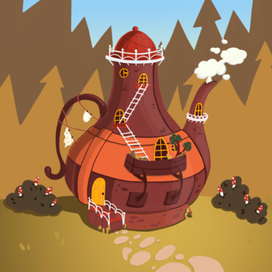 Концепт чайного домика 