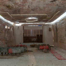 Макет заброшенного театра в 20 масштабе 