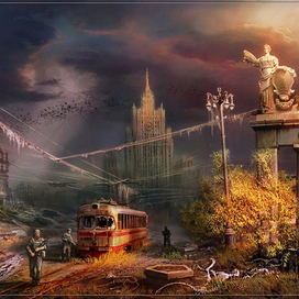 В разведке.