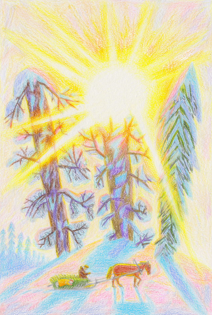 Зимнее солнце