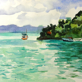 Таиланд. На пирсе