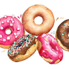 Сладкие Пончики