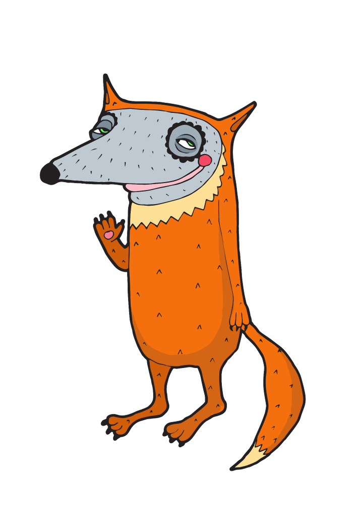 привет, лис