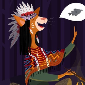 "Кот-индеец"