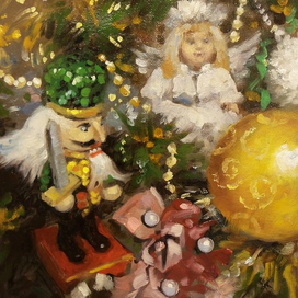 Ёлочные игрушки.