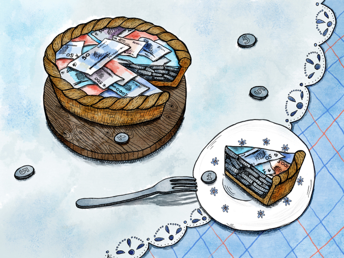 Денежный пирог