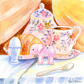 Натюрморт со слоником