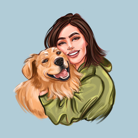 Портрет с питомцем