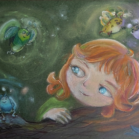 Фея и светлячки