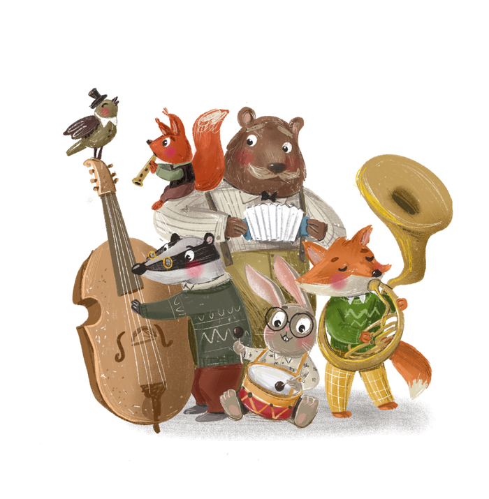 Звери играют музыку