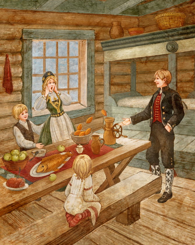 Норвежская сказка. Отчего вода в море соленая