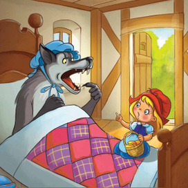 Поле для настольной игры "Красная шапочка"