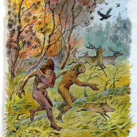 "Рам и Гау" Лесной пожар.