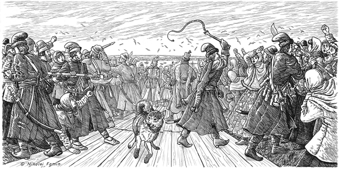 Кучумовых жёнок в Тобольск привезли.