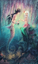 Mermaid and Seahorseman