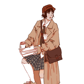 странный скетч,в странной позе